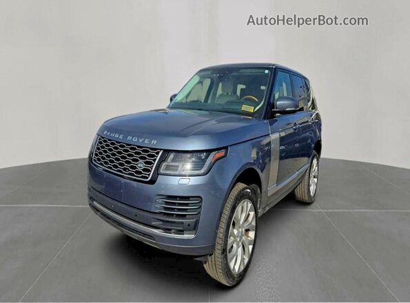 SALGS2SV7KA539380 2019 LAND ROVER RANGE ROVER Blue Rear left