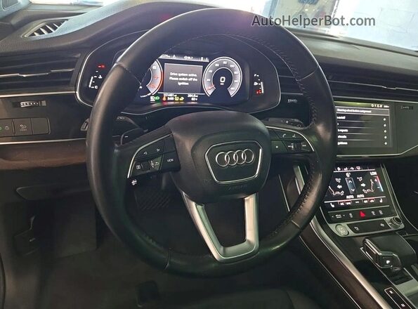 WA1LXAF74LD002277 2020 AUDI Q7 Black Widok wnętrza 360 stopni