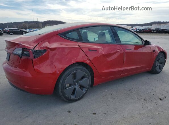 5YJ3E1EA9PF466561 2023 TESLA MODEL 3 Red 