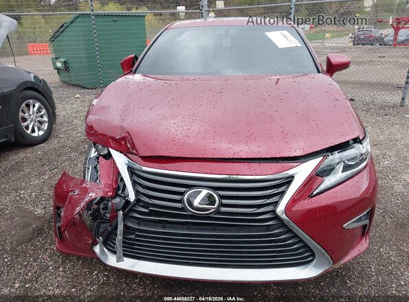 58ABK1GG0GU017903 2016 LEXUS ES 350 Red Вид щитка приладів