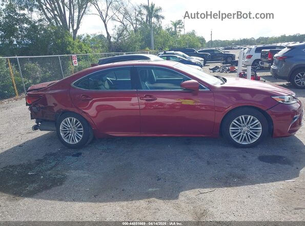 58ABK1GG6HU076312 2017 LEXUS ES 350 Красный Панорамный вид салона 360°