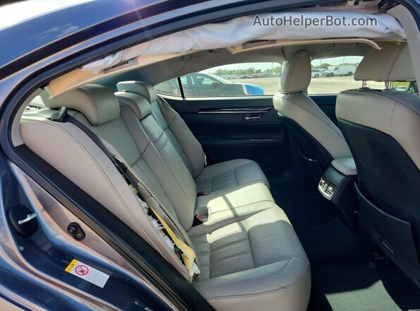 58ABK1GG8JU115343 2018 LEXUS ES Gray Widok tylnych siedzeń