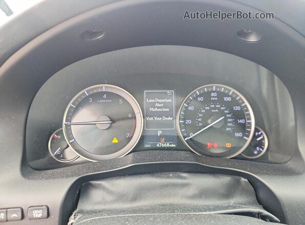 58ABK1GG8JU115343 2018 LEXUS ES Gray Widok zestawu wskaźników