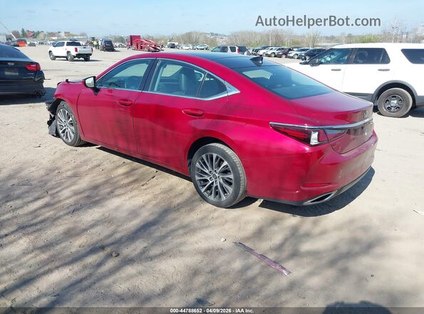 58ABZ1B11KU028481 2019 LEXUS ES 350 Red Trasero izquierdo