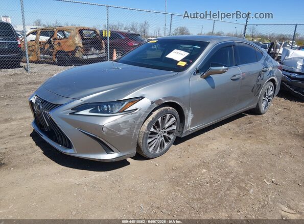 58AD11D19MU005403 2021 LEXUS ES 250 Gray Front left
