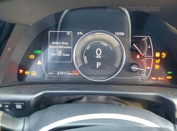 58ADA1C13RU048059 2024 LEXUS ES Black Widok zestawu wskaźników