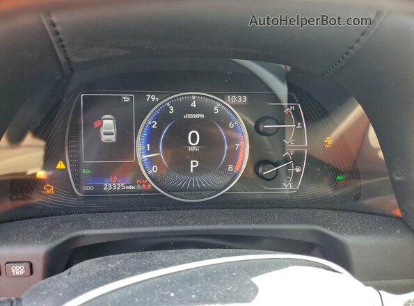 58ADZ1B10LU062986 2020 LEXUS ES White Widok zestawu wskaźników