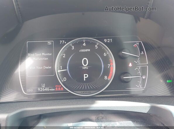 58ADZ1B12LU075240 2020 LEXUS ES 350 Белый Вид спереди