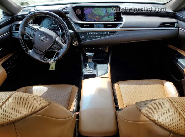 58ADZ1B12LU076324 2020 LEXUS ES White Вид панелі приладів