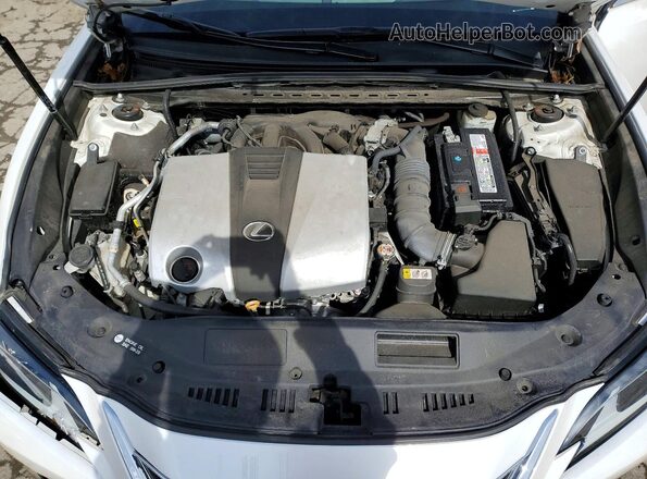 58ADZ1B12LU076324 2020 LEXUS ES White Вид задньої частини салону