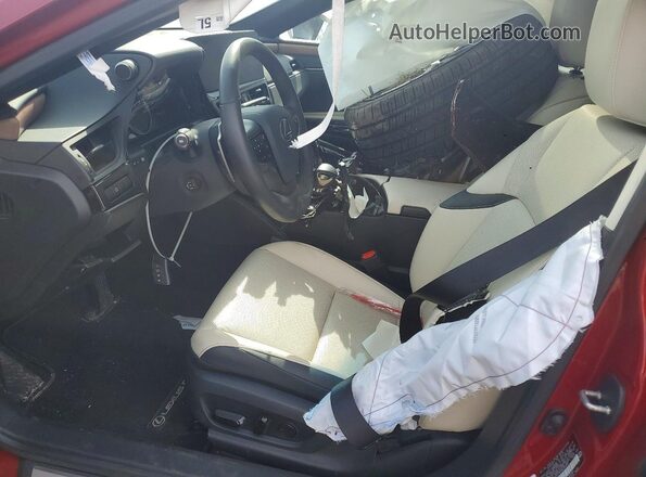58ADZ1B12RU183995 2024 LEXUS ES Red Widok wnętrza z przodu