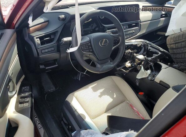 58ADZ1B12RU183995 2024 LEXUS ES Red Widok deski rozdzielczej