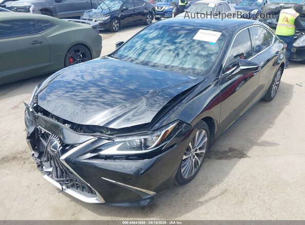 58ADZ1B13MU105928 2021 LEXUS ES 350 Черный Передняя левая четверть
