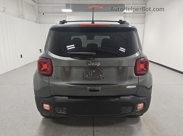 ZACNJAB13KPK04302 2019 JEEP RENEGADE Gray წინა სალონის ხედი