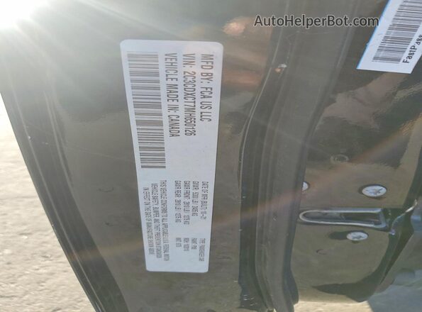 2C3CDXCT7MH650126 2021 DODGE CHARGER Black Vista de la etiqueta del VIN