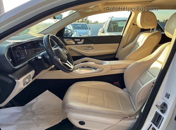 4JGFB4JB5MA458009 2021 MERCEDES-BENZ GLE White Вид наклейки з VIN-кодом