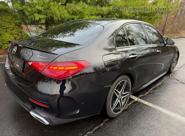 W1KAF4HB2NR048835 2022 MERCEDES-BENZ C Black წინა მარჯვენა