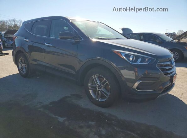 5XYZT3LB2JG523996 2018 HYUNDAI SANTA FE Серый Вид спереди