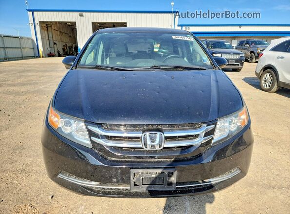 5FNRL5H30HB014813 2017 HONDA ODYSSEY Black Vista frontal