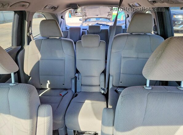 5FNRL5H30HB014813 2017 HONDA ODYSSEY Black Vista de los asientos traseros