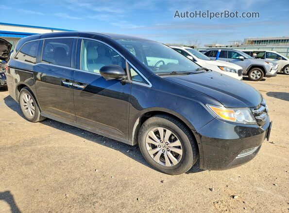 5FNRL5H30HB014813 2017 HONDA ODYSSEY Black Delantero derecho