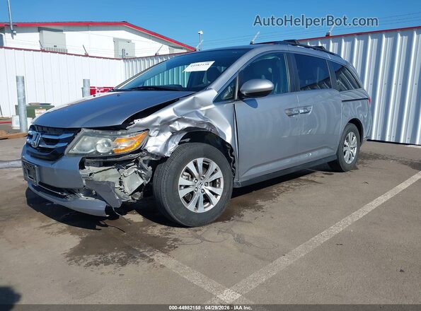 5FNRL5H33HB022839 2017 HONDA ODYSSEY Серебряный Передняя левая четверть