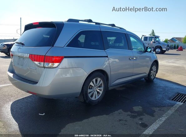 5FNRL5H33HB022839 2017 HONDA ODYSSEY Серебряный Задняя правая четверть