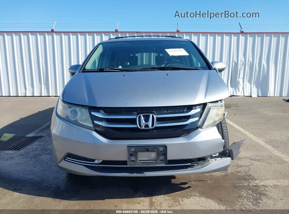 5FNRL5H33HB022839 2017 HONDA ODYSSEY Серебряный Вид задней части салона