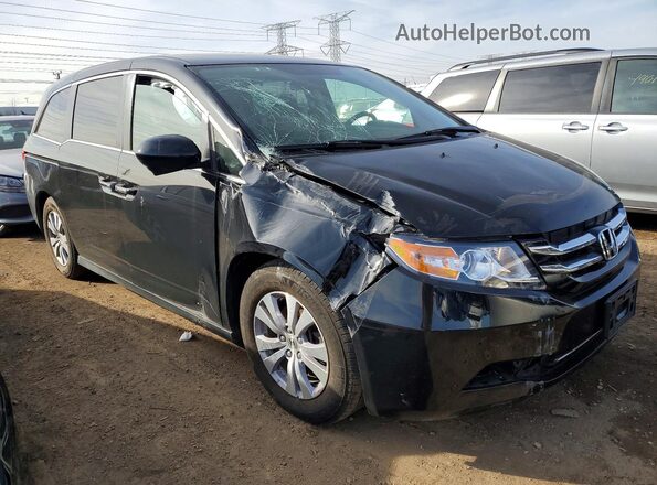5FNRL5H37HB013285 2017 HONDA ODYSSEY Black წინა მარჯვენა