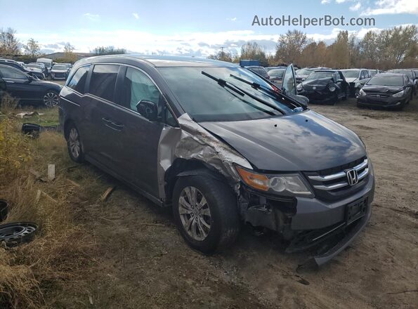 5FNRL5H37HB504195 2017 HONDA ODYSSEY Gray Передня права чверть