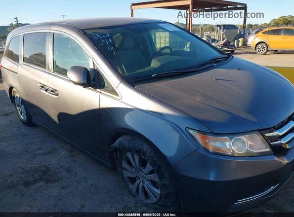 5FNRL5H49GB086357 2016 HONDA ODYSSEY Gray Vista frontal