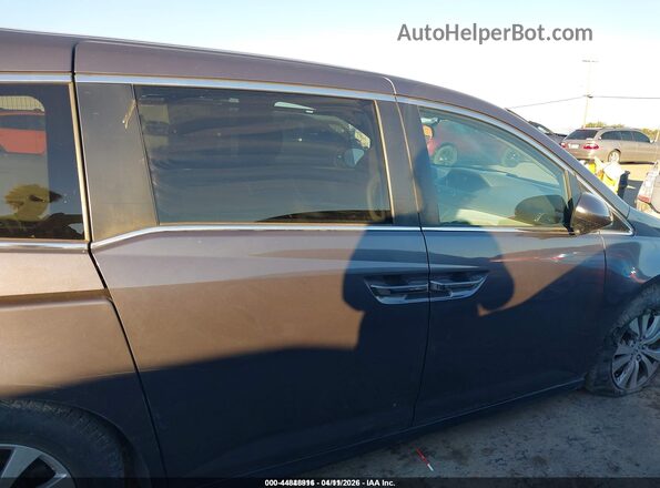 5FNRL5H49GB086357 2016 HONDA ODYSSEY Gray Vista interior trasera