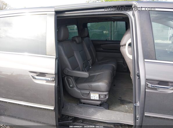 5FNRL5H64HB007308 2017 HONDA ODYSSEY Gray Widok naklejki z numerem VIN