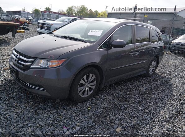 5FNRL5H64HB007308 2017 HONDA ODYSSEY Gray Przód lewy