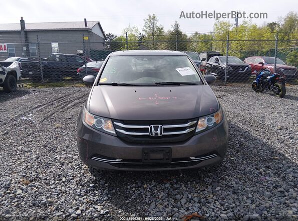 5FNRL5H64HB007308 2017 HONDA ODYSSEY Gray Widok wnętrza z tyłu