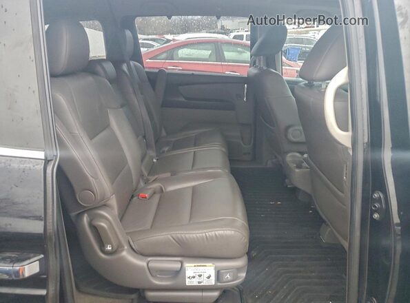 5FNRL5H68HB019302 2017 HONDA ODYSSEY Black Вид задньої частини салону