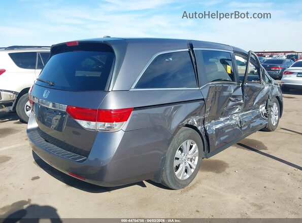 5FNRL5H69HB010107 2017 HONDA ODYSSEY Gray 