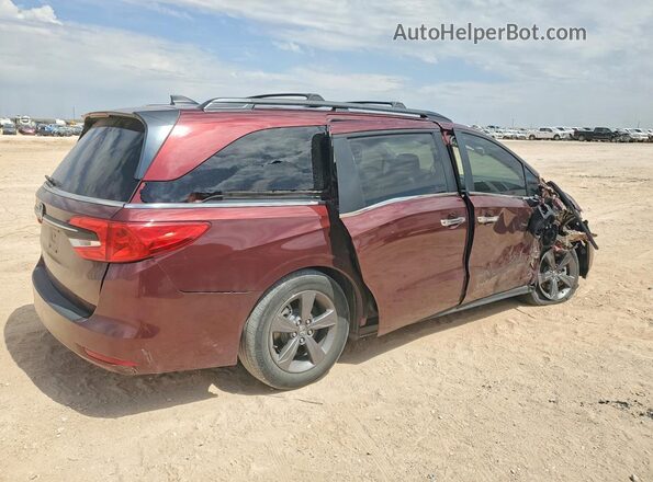 5FNRL6H50MB003084 2021 HONDA ODYSSEY Burgundy Задня права чверть