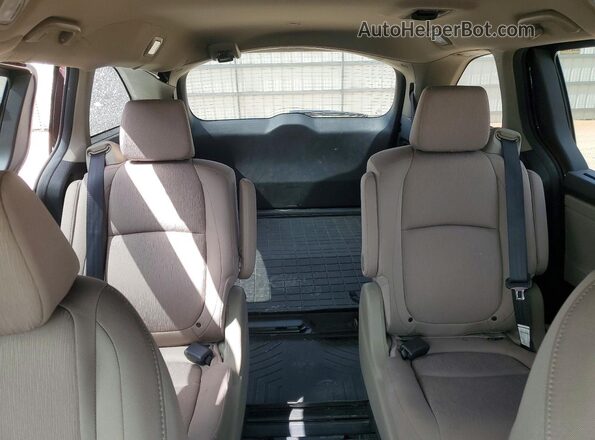 5FNRL6H50MB003084 2021 HONDA ODYSSEY Burgundy Вид задніх сидінь