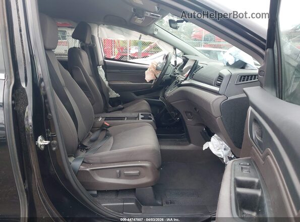5FNRL6H51KB051772 2019 HONDA ODYSSEY Black Вид салону спереду