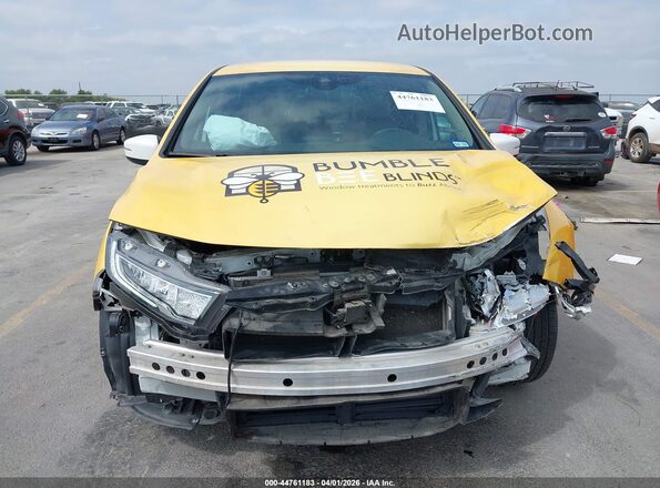 5FNRL6H55MB038123 2021 HONDA ODYSSEY Yellow Вид задньої частини салону