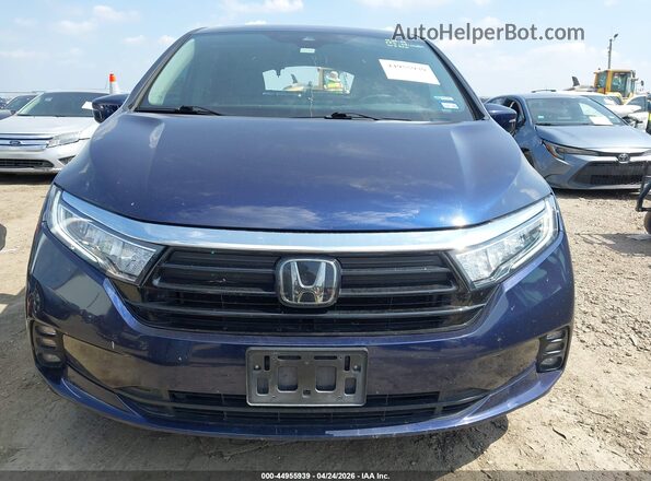 5FNRL6H56RB007583 2024 HONDA ODYSSEY Dark Blue Rear interior view