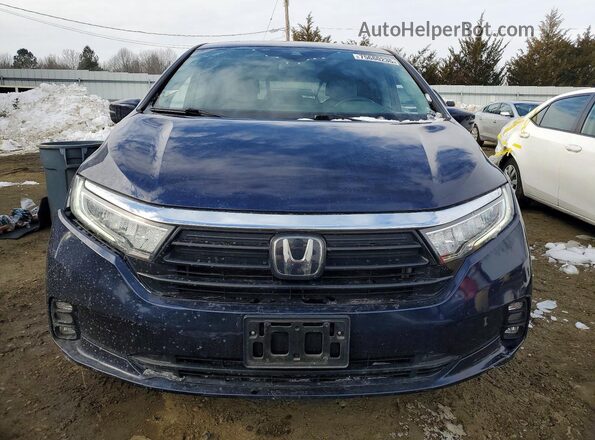 5FNRL6H57MB037393 2021 HONDA ODYSSEY Blue 