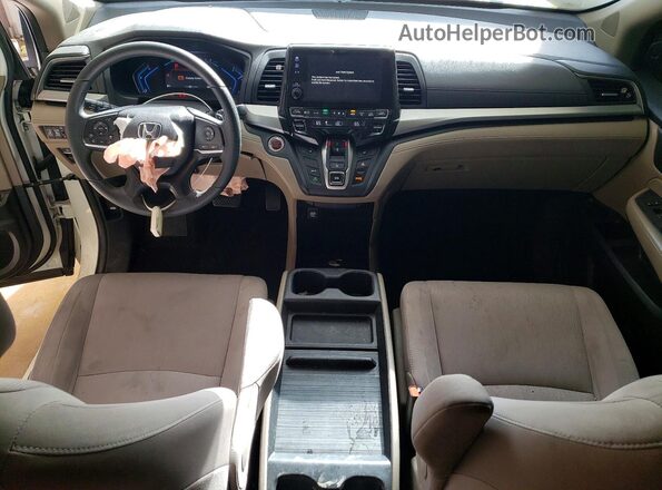 5FNRL6H58KB039277 2019 HONDA ODYSSEY White Vista del salpicadero
