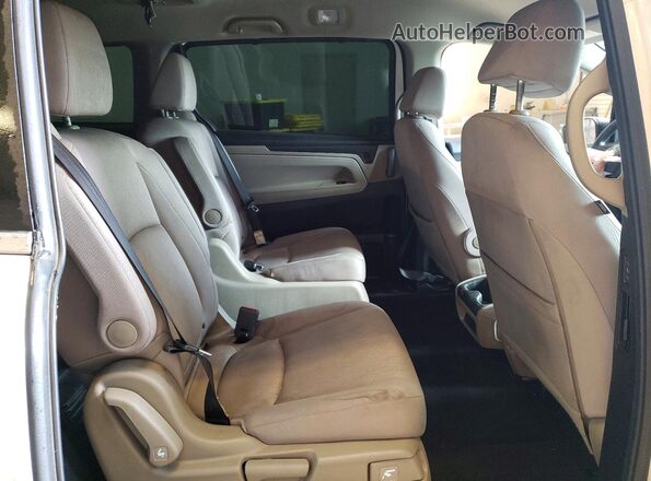 5FNRL6H58KB039277 2019 HONDA ODYSSEY White Vista interior trasera