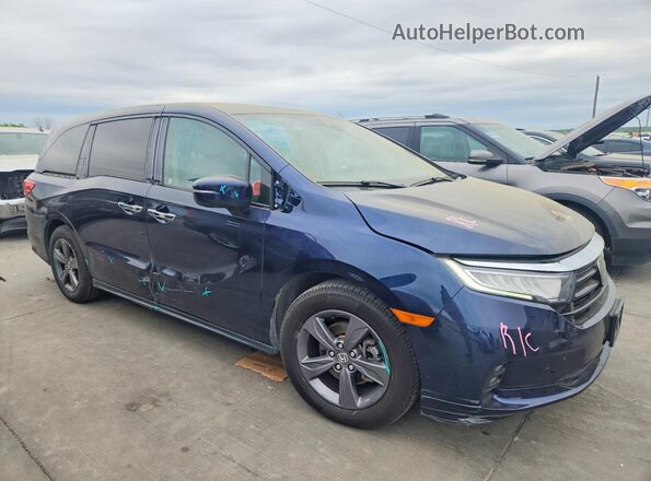 5FNRL6H59MB041610 2021 HONDA ODYSSEY Синий 