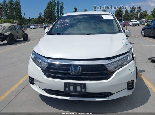 5FNRL6H59MB044152 2021 HONDA ODYSSEY White Vista interior trasera