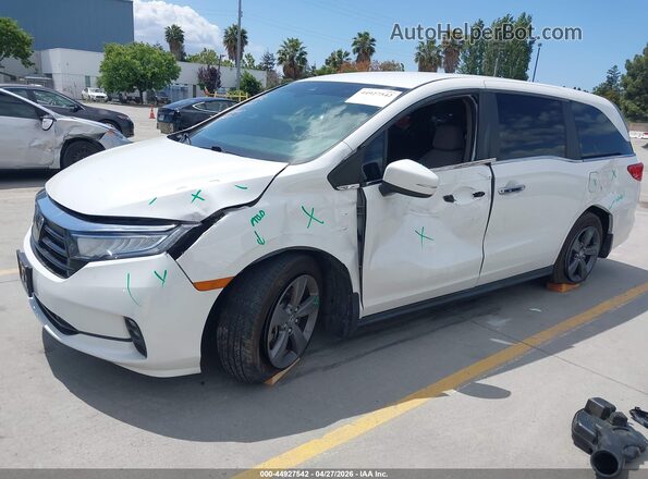 5FNRL6H59MB044152 2021 HONDA ODYSSEY White Vista tres cuartos delantera izquierda