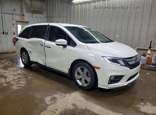 5FNRL6H5XKB112147 2019 HONDA ODYSSEY Белый Передняя правая четверть