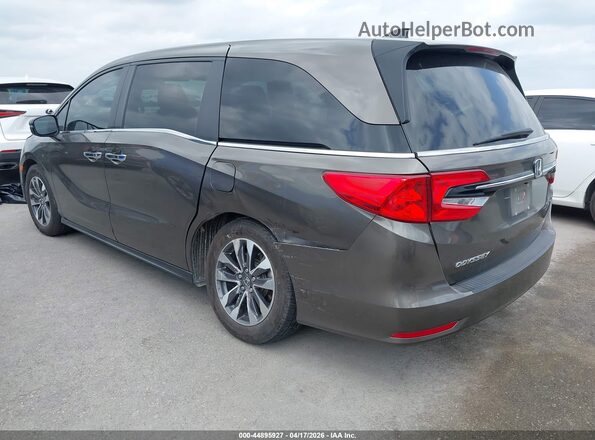 5FNRL6H60PB019007 2023 HONDA ODYSSEY Gray Հետևի ձախ